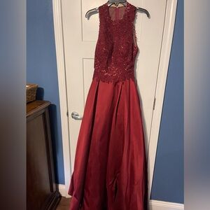 Red Ball Gown